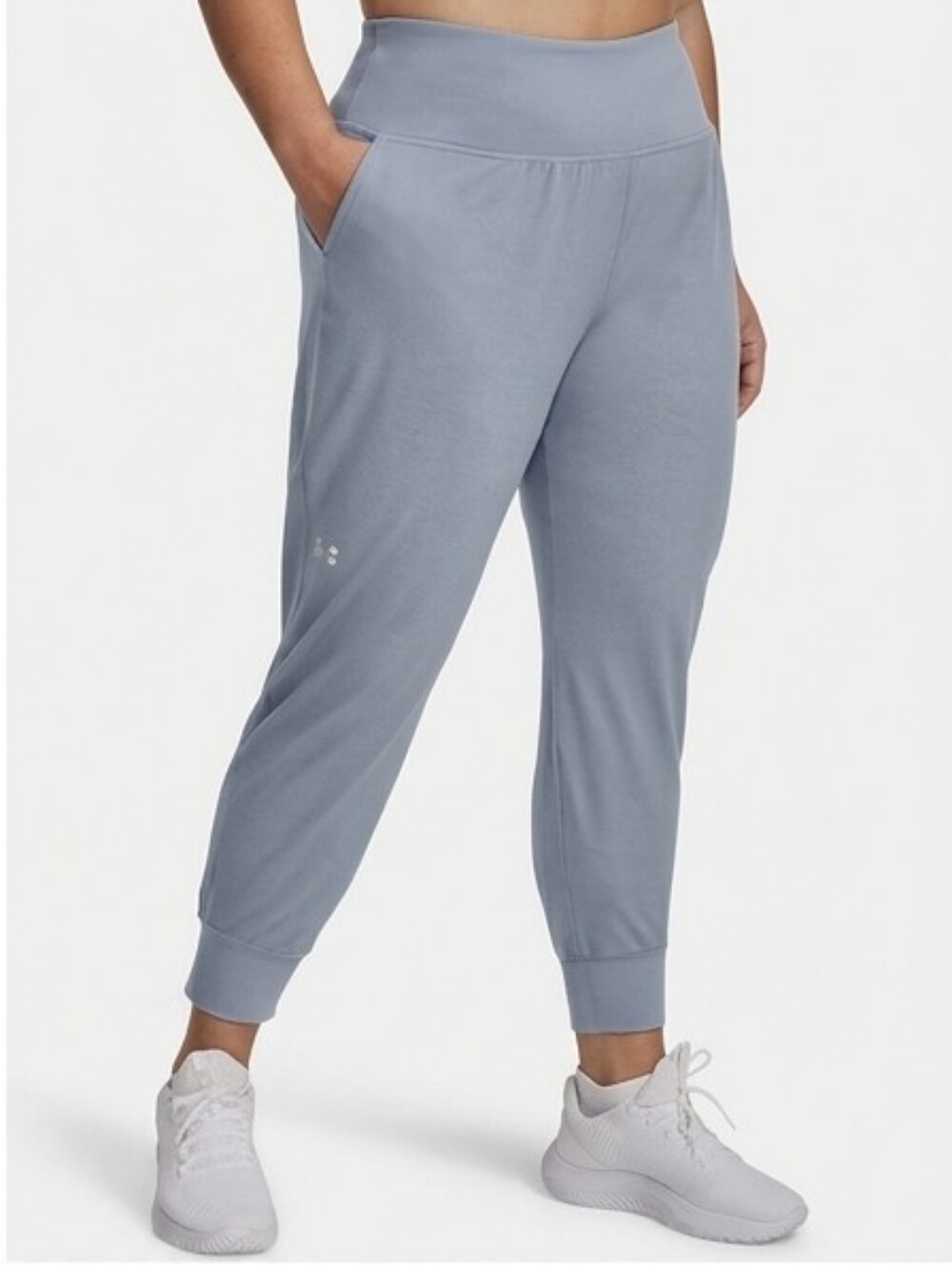 Under Armour Womens UA Movement Mod Gray Joggers High Rise Athletic Sweatpant XL